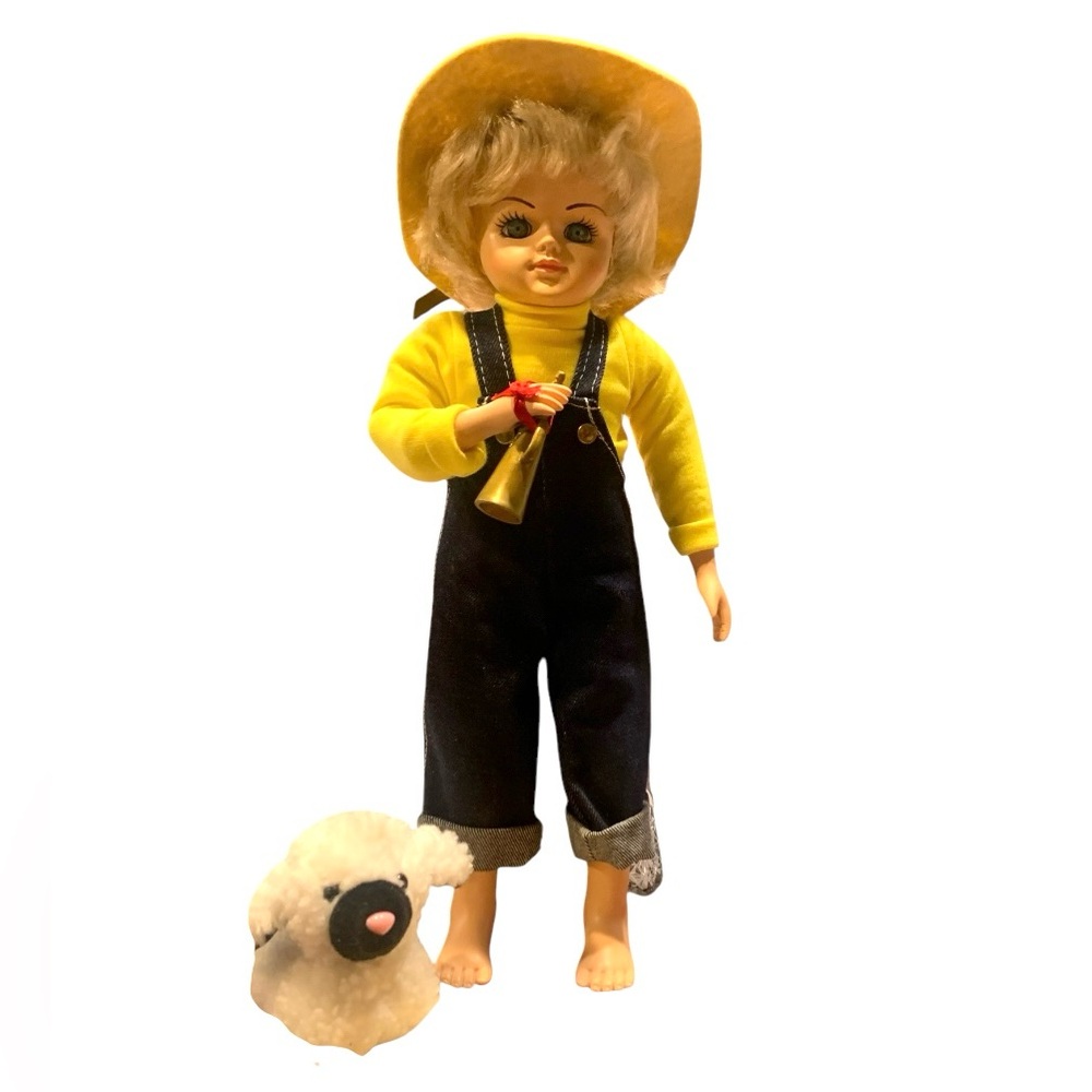 Little Boy Blue 14" Doll w Sheep Collectible Fairy Tale Series by Brinn's Boxed